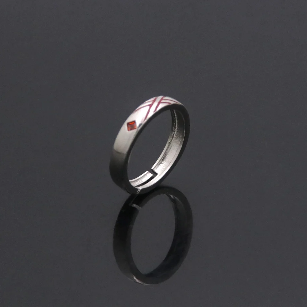 Anime Darling In The Franxx Cosplay Ring HIRO ZERO TWO Adjustable Opening Rings For Couple Love Fashion Jewelry Accessories