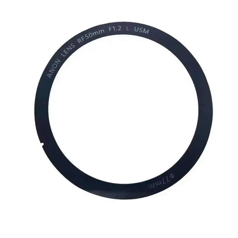 

Suitable for Canon RF50mm F1.2 L USM lens cover film pressure ring front tube decorative film decorative black circle