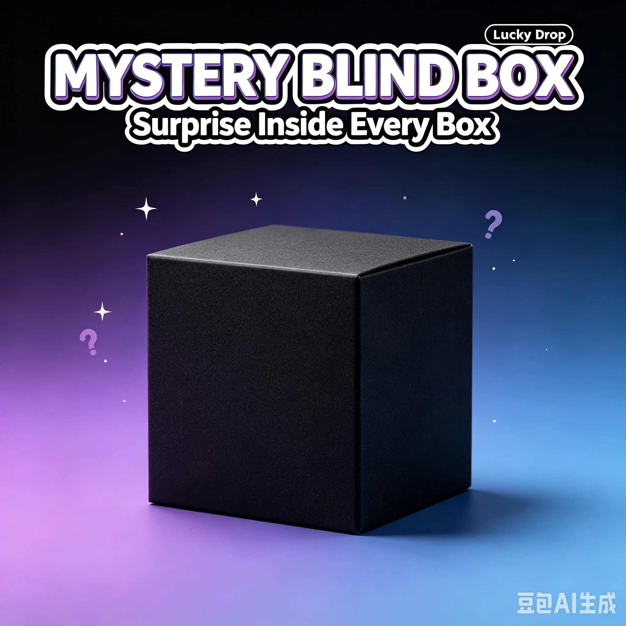 1. Creative Lucky Mystery Blind Box Random Surprise Box Cute Small Toy Accessories Blind Bag Surprise Birthday Gift