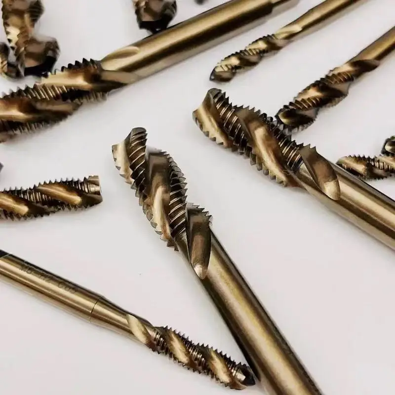 Metric Right Hand Cobalt Spiral Tap Stainless Steel M2 M3 M4 M6 M10 M14 M16 M18 M20 M22 M24 M27 M30 M33 M42 M45