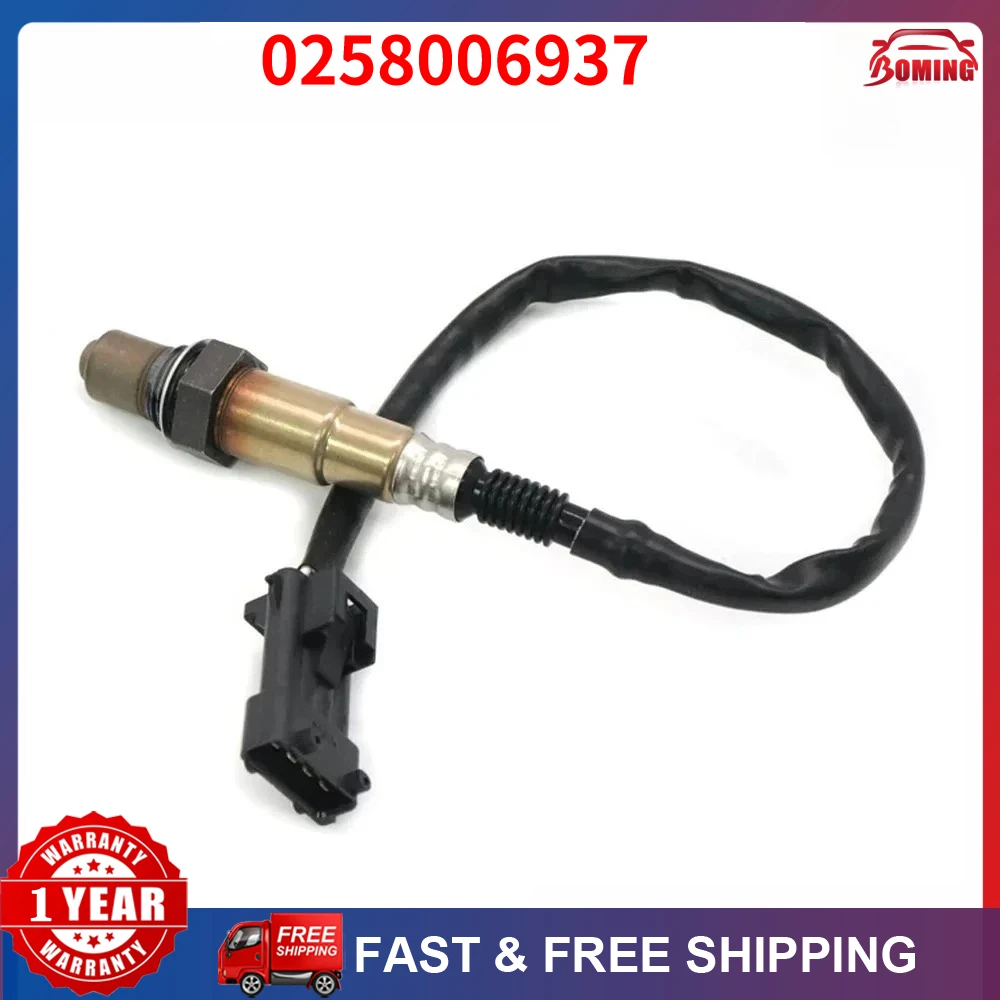0258006937 NEW Lambda O2 Oxygen Sensor For CHERY A1 A3 A5 EASTAR CROSS QIYUN TIGGO QQ6 Fulwin CHANA BENBEN BYD F3 F3R