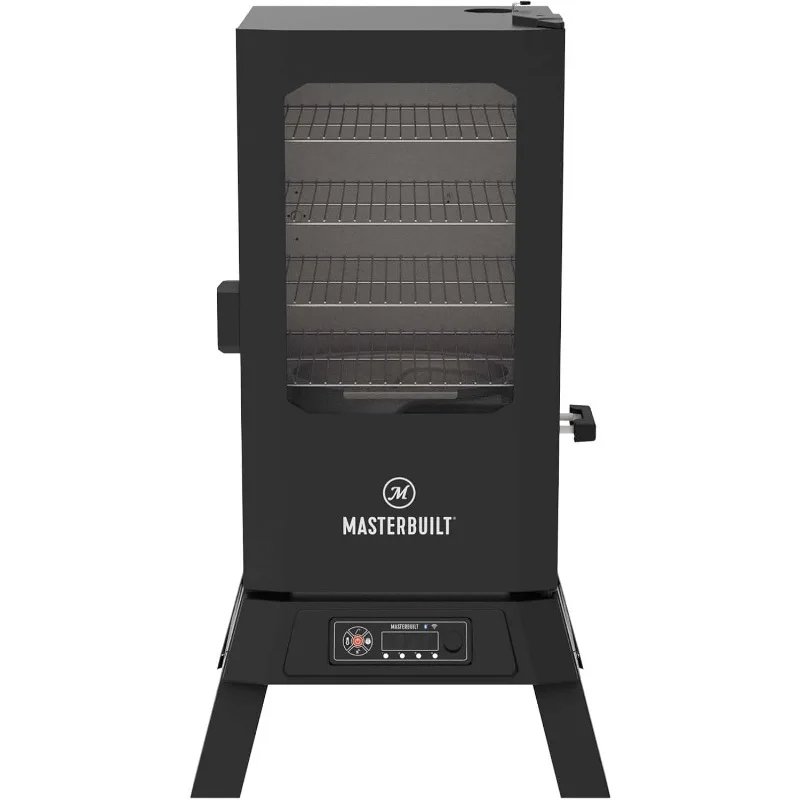 Masterbuilt®710 WiFi Digital Smoker, Vertical Design, 711 Cooking Sq. Inches, 4 Chrome Coated Smoking Racks, Wood Chip Loader