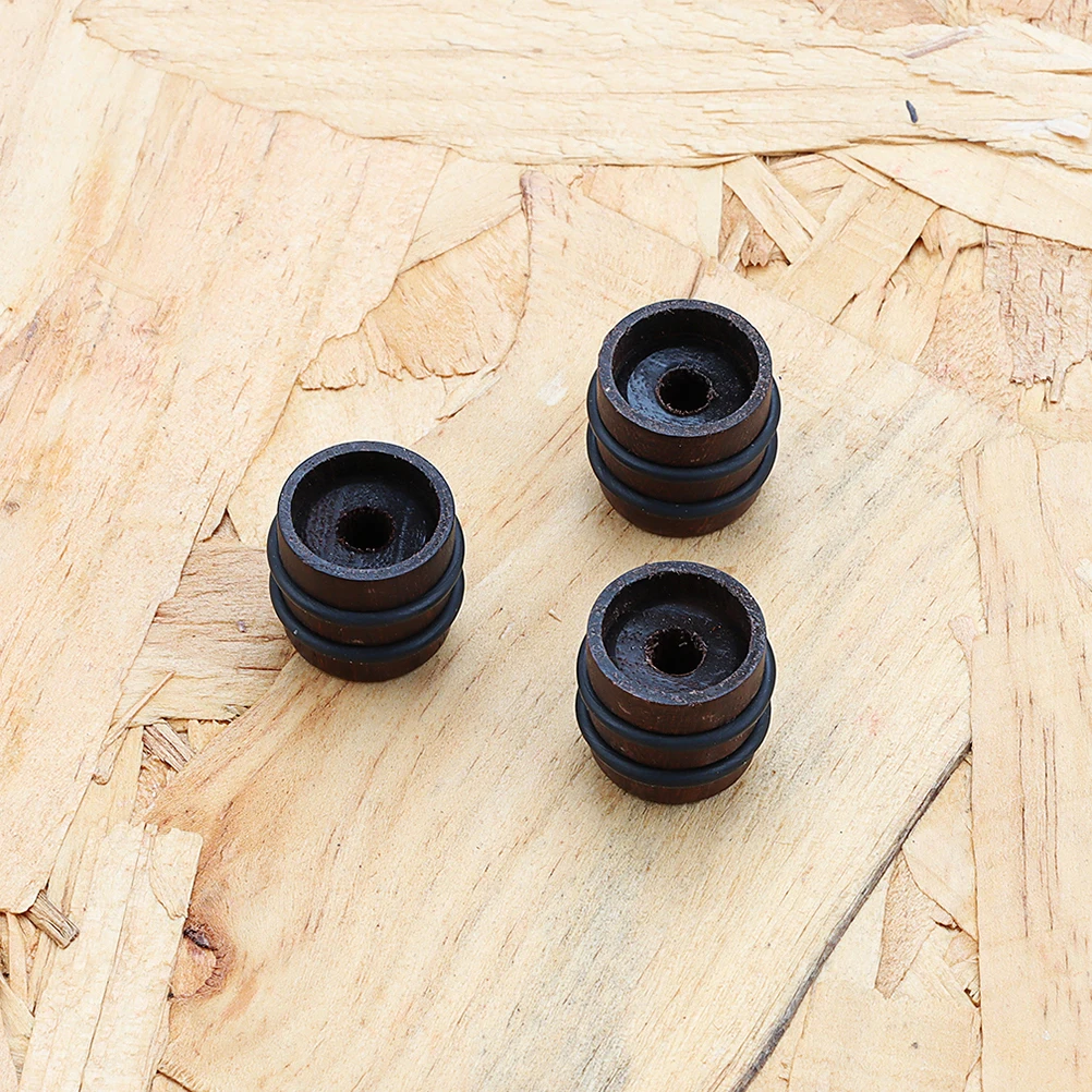 

3Pcs Wood Electric Bass Guitar Knobs Dome Volume Control Potentiometer Caps Replacement Tone Control Guitar Parts