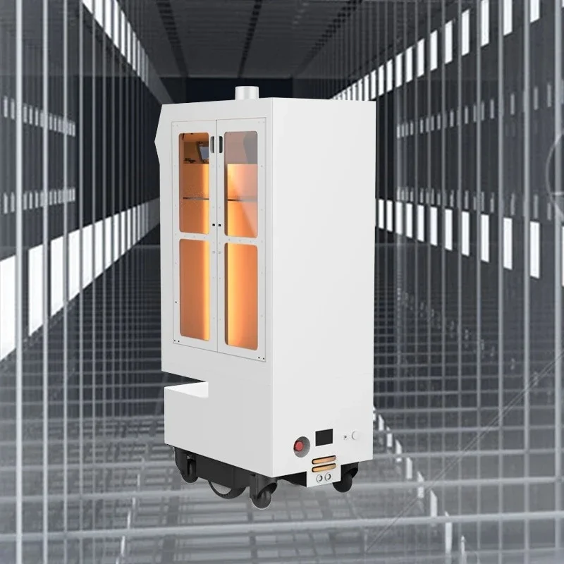 Nuevo Producto, Robot de comida para Hotel, cafetería, restaurante, servidor de camarero, coche Robot para servicio de construcción de oficinas