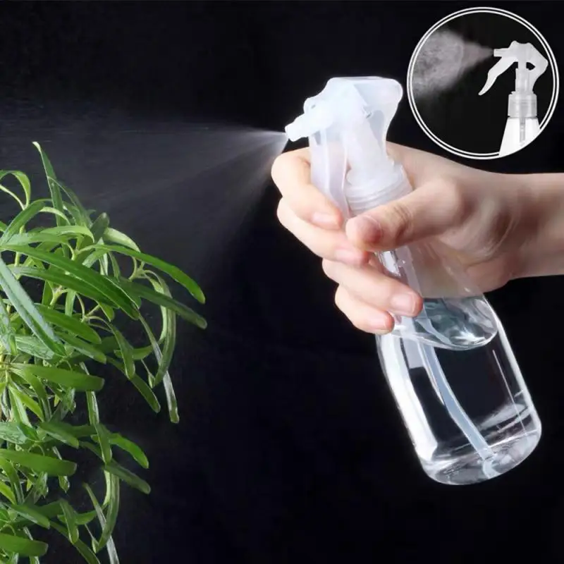 Portable Sprayer Bottle Transparent Plastic Sprayer Refillable Pump Sprayer Garden Sapling Sprayer Watering Spray Tools