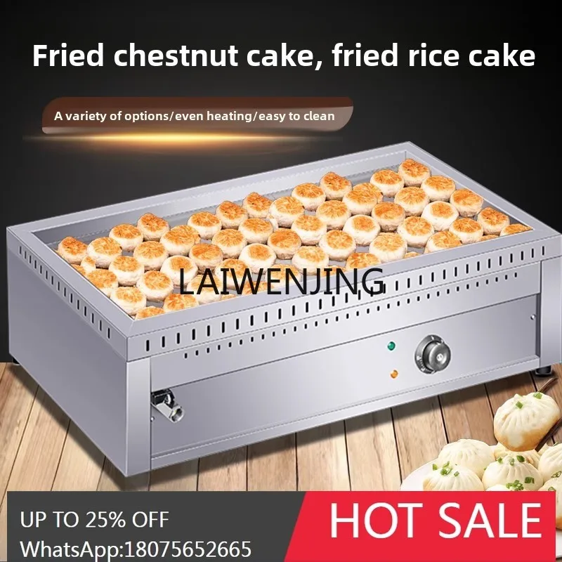 Fried Bun Furnace Commercial Chestnut Cake Machine Water Fried Bun Iron Plate Machine