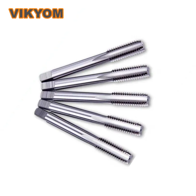 3 Pcs HSS Metric Threading Taps M17/M18x0.5/0.75/1.0/1.25/1.5/1.75/2.0/2.5 Fine Polished Chip Removal Shank Body Stable Non-slip