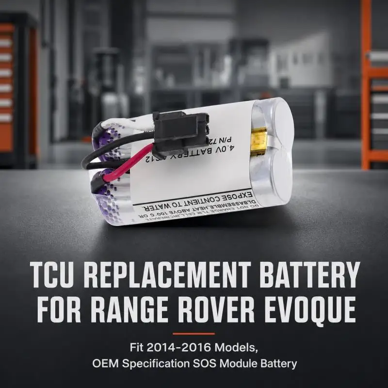 LR046049 T4N2591 TCU Replacement Battery For Range Rover Evoque 2014‑2016 Telematics SOS Module Spare Battery
