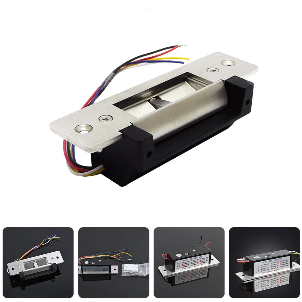 electric-door-strike-stainless-steel-zinc-alloy-adjustable-mechanic-lock-electromagnetic-lock-gate-strike-door-access-control