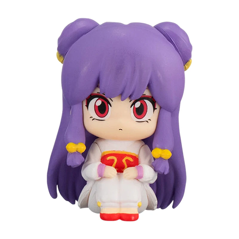 Original bandai gachapon ranma 1/2 ranma tendo akane hibiki ryoga shampoo pvc anime figuras figura de ação modelo brinquedos presentes