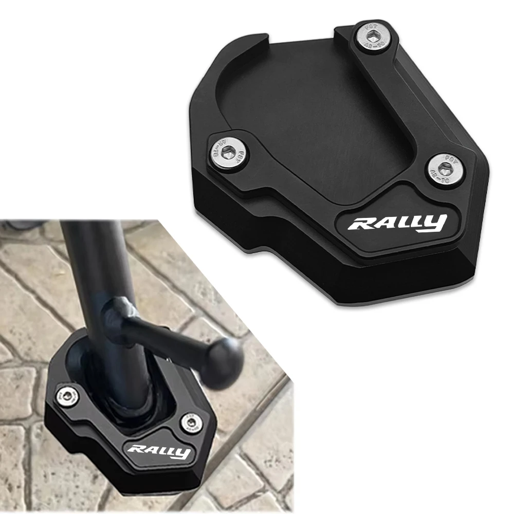 Side Kickstand Extension Pad For Loncin VOGE 300 RALLY 300 300RALLY 300GY Motorcycle Side Stand Enlarged Pad Plate Accessories