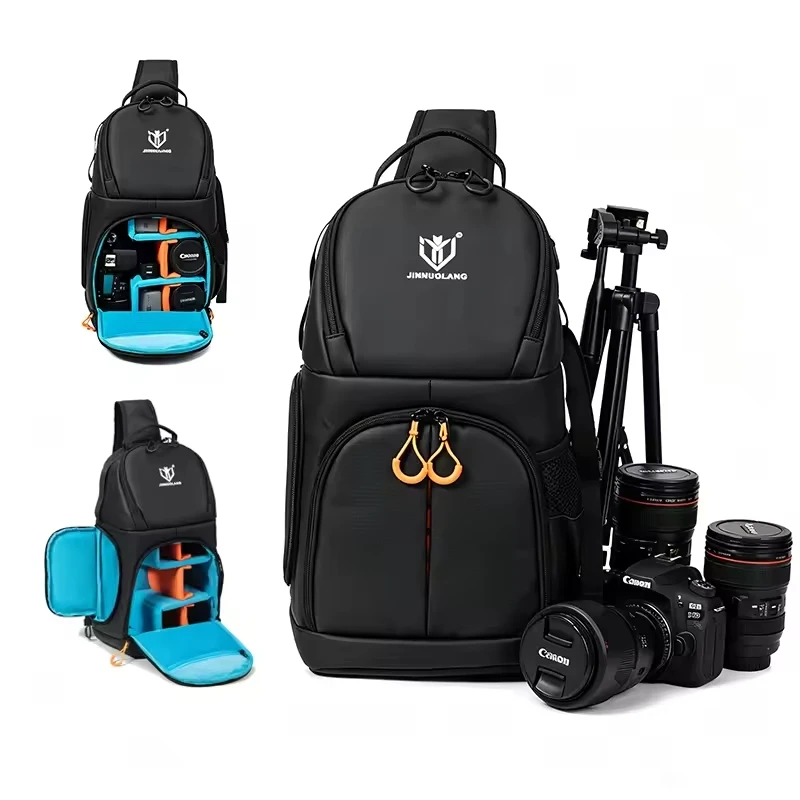 Waterproof Travel Camera Bag Single Shoulder Cross-body DSLR Lens Backpack for Outdoor Sports Hunting Drone Carrying