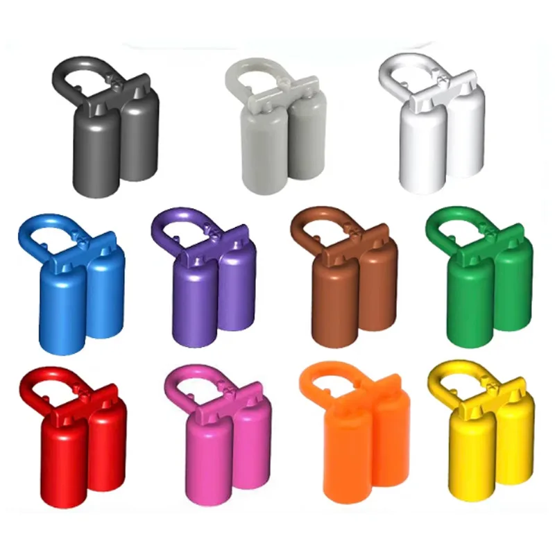 Small Particles, Wearable Accessories, Diving Astronauts, Building Block Oxygen Tanks 90042 Compatible with LEGO 3838