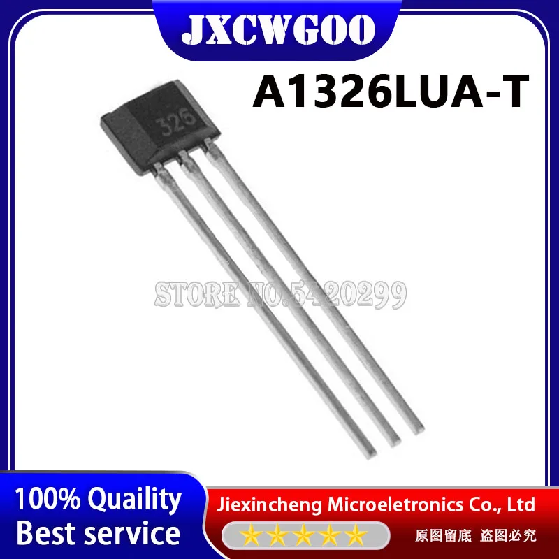 10pieces A1326LUA-T marking:326 A1326LUA A1326 TO-92S Linear Hall effect sensor 100% New