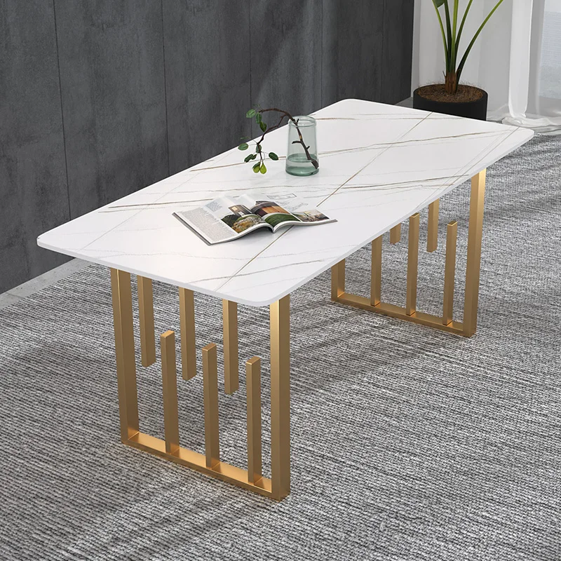 

Modern New and Simple Use of Marble Dining Table Combination
