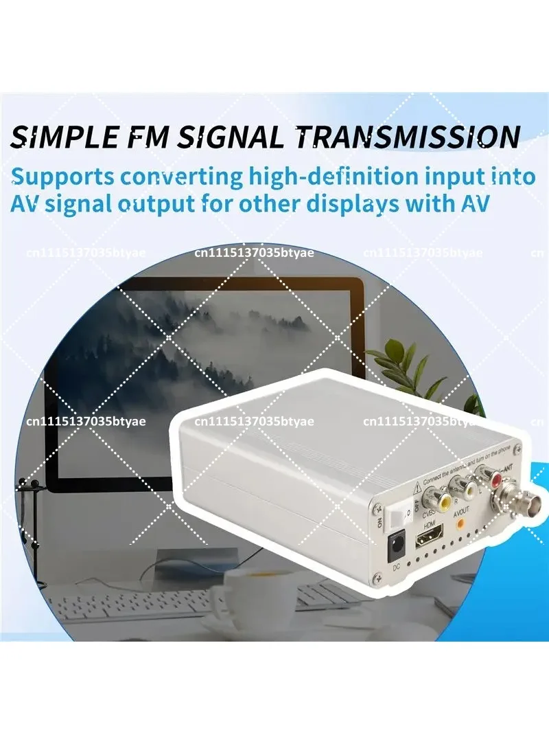 Best-Selling-TV-TX200 VHF/UHF Analog TV Transmitter Support HD/AV Input Analog Signal Transmitter With Telescopic Antenna US P