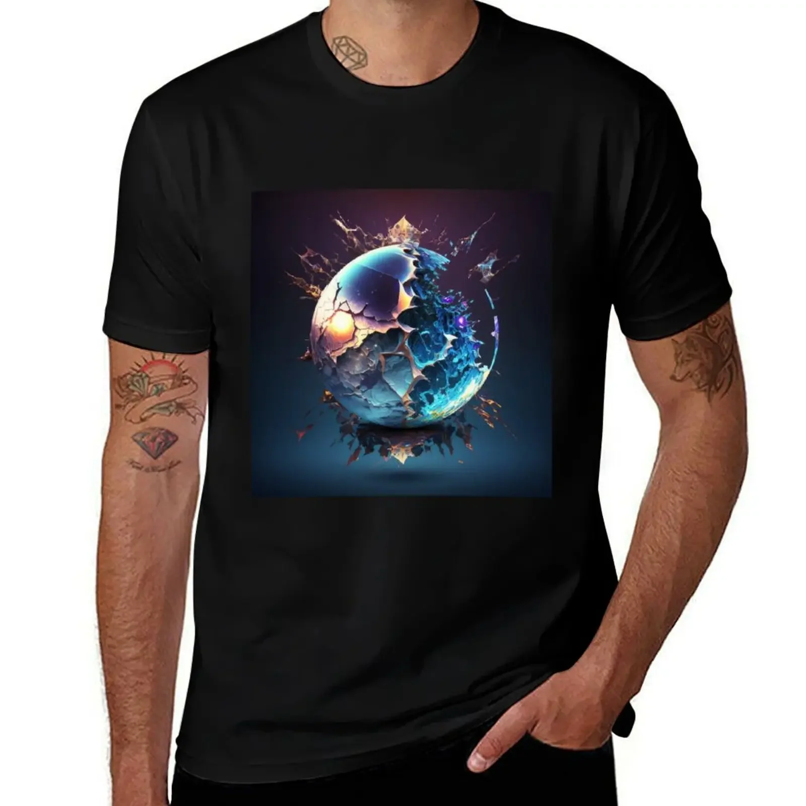 

Sapphire planet T-Shirt basketball graphic tees custom t shirt custom shirt anime clothes plus size men clothing