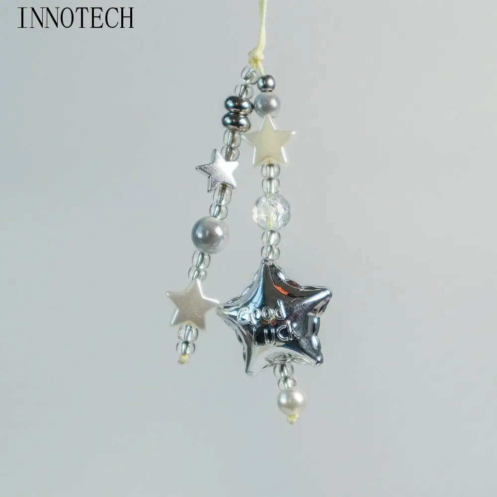 

Модный готический стиль Y2K ремешок для телефона Звездное сердце анти-потерянный ремешок для мобильного телефона темный бисер цепочка для мобильного телефона подвеска для телефона