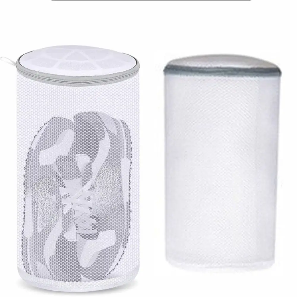 

Strong Non-Woven Fabric Shoes Wash Bag Mesh with Zipper Washing Laundry Bag Durable Net Pocket Dryer