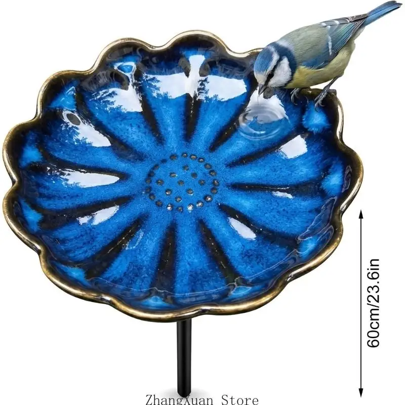 Besucher-Wasserstelle Freien mit Blumenschale, Keramik-Goggas-Bewässerungsstation 3XUF – Detail 6