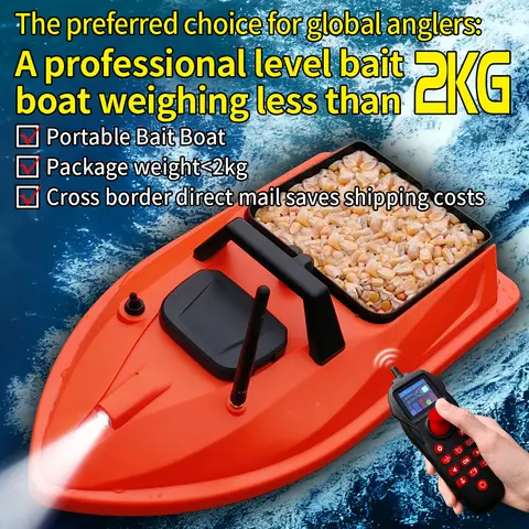 Flytec Mini V805 GPS RC Łódka Zanętowa z GPS, Zasięg Wykrywania 500M, 24 Lokalizacje Zanętowe, Inteligentny Powrót Jednym Kliknięciem, Sporty Plenerowe, Wędkarstwo