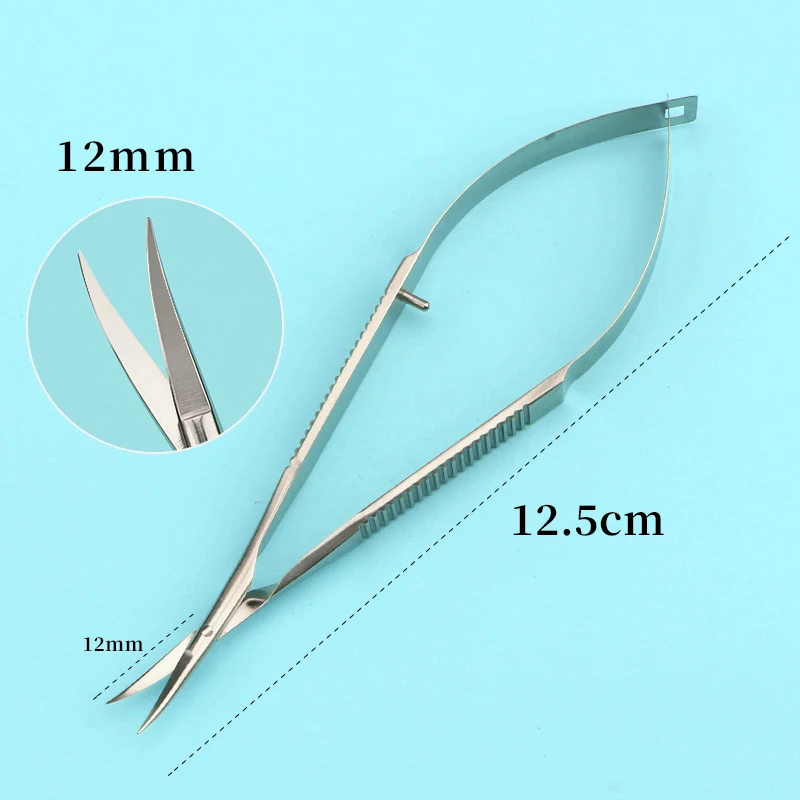 

Microkeratome scissors medical stainless steel double eyelid scissors surgical suture removal scissors