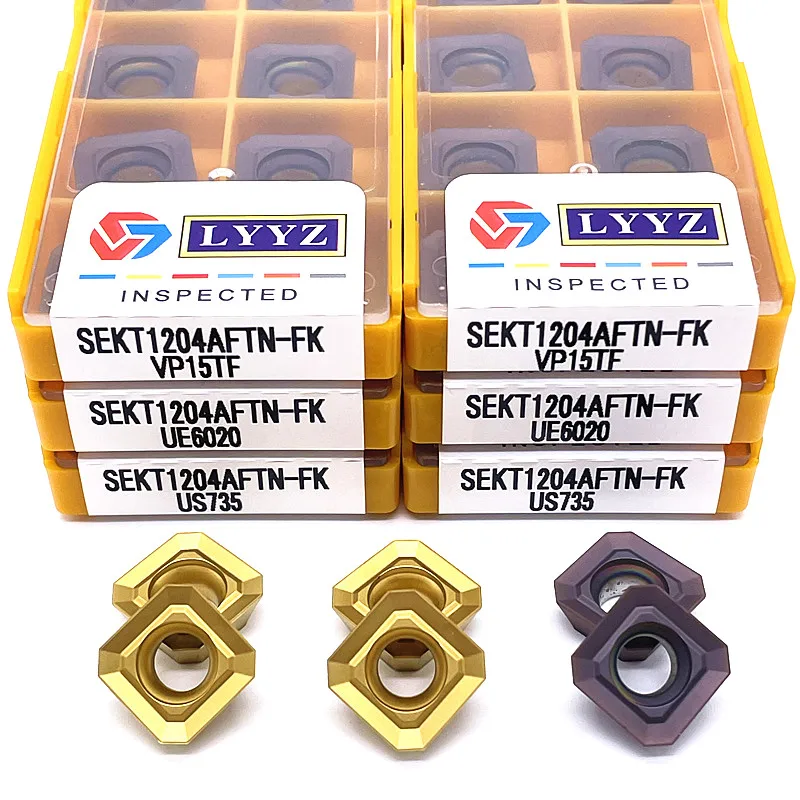 

SEKT1204AFTN-FK VP15TF UE6020 US735 high quality metal carbide tool SEKT 1204AFTN CNC parts cutting tool SOMT turning tool