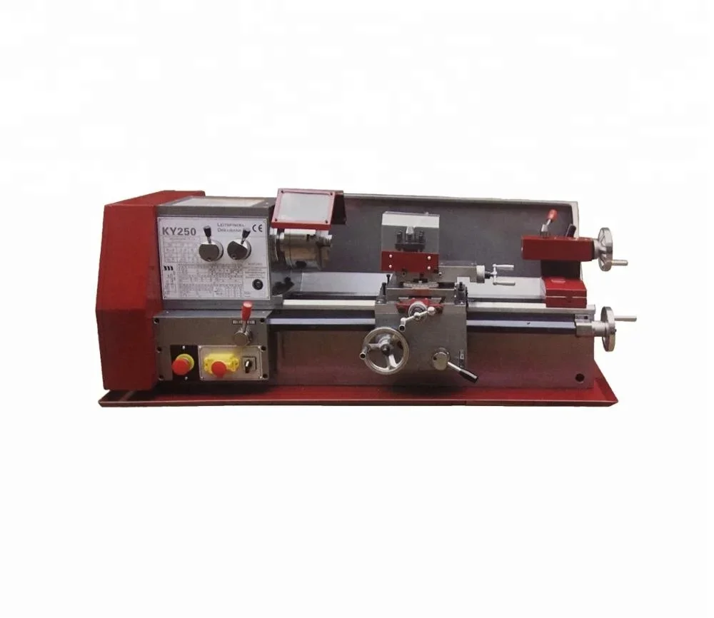 New Manual Mini Metal Light Duty Automatic Turning Wood Lathe(KY250)