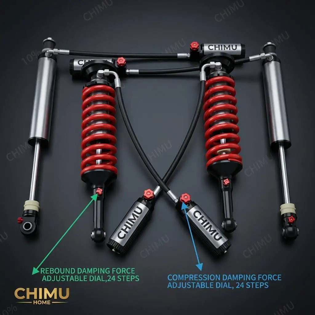 【CHIMU HOME】 for Pajero Montero V97 V93 V73 Series Nitrogen Reservoir Suspension Lift Kit for Performance Alignment Set view 3