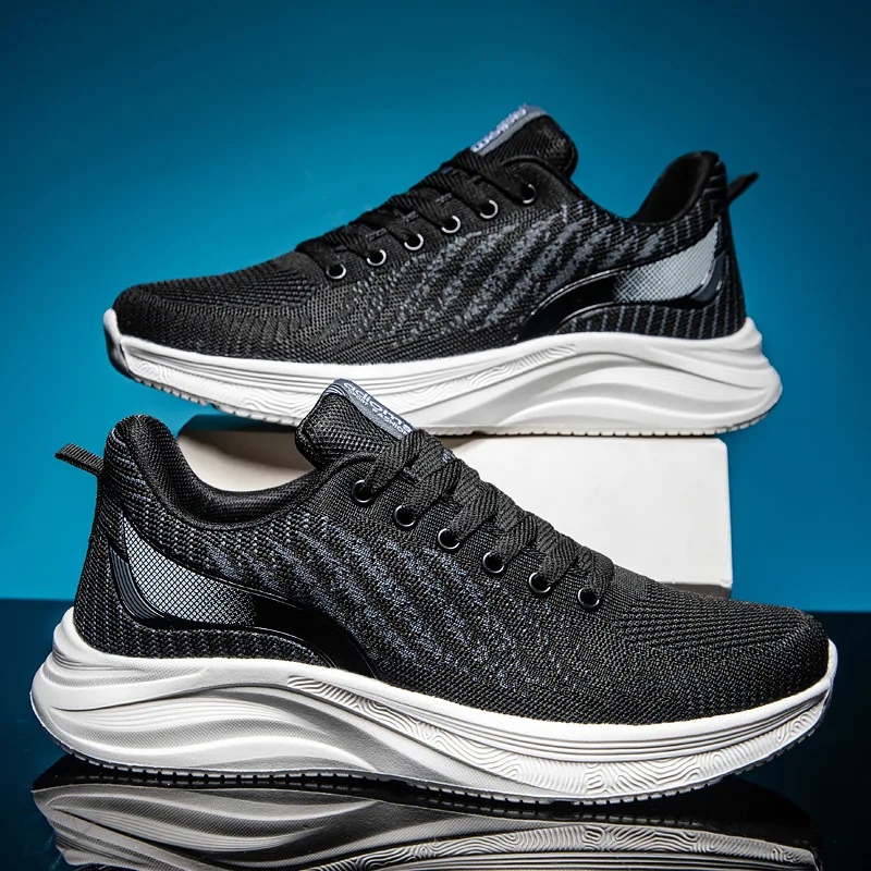 Luxury 2024 Latest Men's Mesh Breathable Morning Running Sneakers Fashion Versatile Super Lightweight Casual Shoes sneakers men