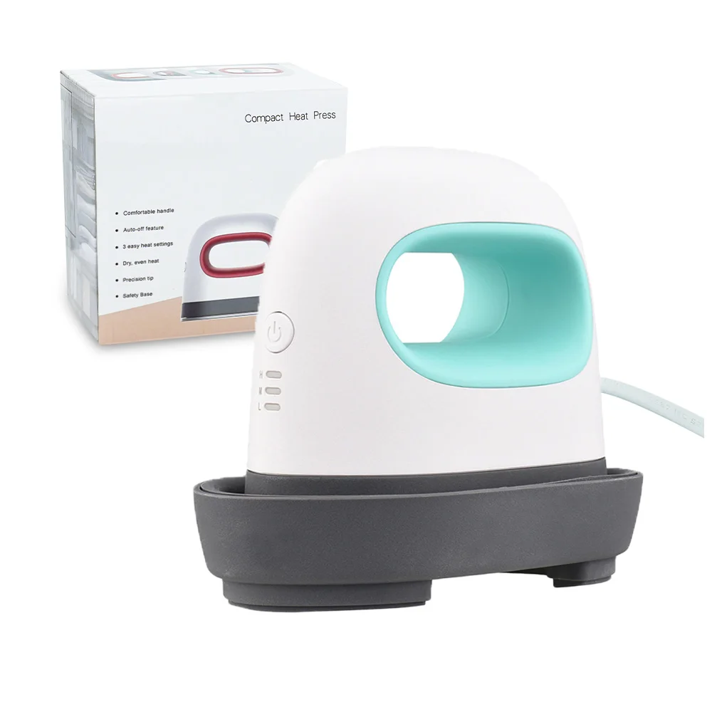 Mini Eenvoudige en handige bediening hittepersmachine Handheld voor logo Mini Easy Operate T-shirts hittepersmachine