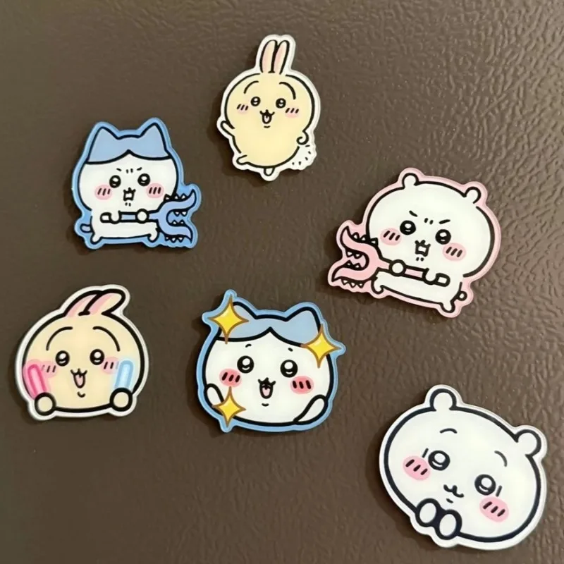 

Chiikawa Refrigerator Sticker Usagi Cartoon Cute Figure Acrylic Magnetic Creative Refrigerator Decoration Moving New Home Gift