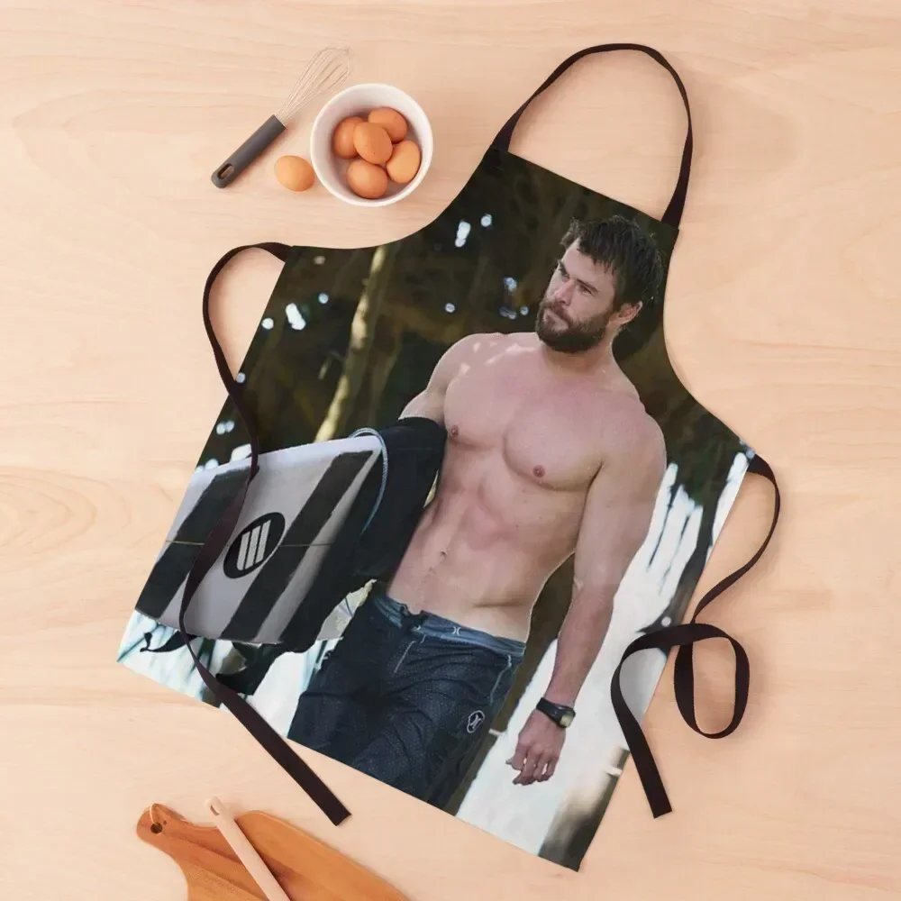 

Wallpaper Hemsworth Handsome Apron Kitchen Supplies Men'ss Waterproof Kitchen Apras Man Apron