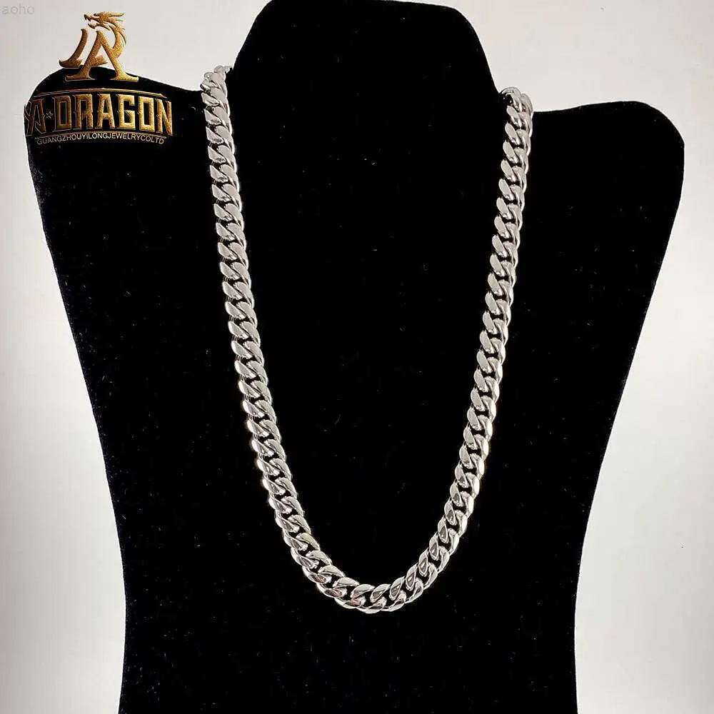 Custom Vvs Moissanite Big Hip Hop Mens Rapper Diamond Chain Pendant Necklace Set Double Row Cuban Link Chain 15mm 18mm 19mm 20mm