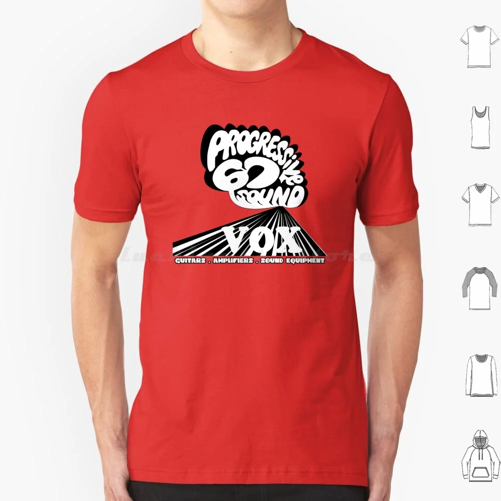 Vox Guitar Progressive T Shirt Cotton Men Women DIY Print Vox Guitar Bass Organ Amplifiers Sound Equipment Fuzz Wah Wah Repeter