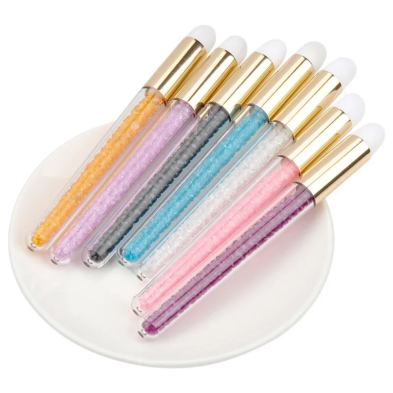 5pc escova de limpeza de cílios lash shampoo escova extensões de cílios removedor makeuptools escova de lavagem descascar rosto nariz cravo