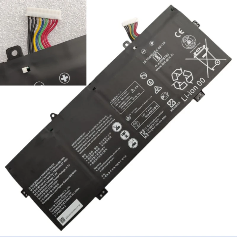 Imagem -03 - Bateria para Huawei Matebook x Pro 20232023 Kprc-w10 Kpl-w00 Vlr-w09 Vlt-w50 W60 Wx60 Machr Kpr W19 Klv-w29 Rozfaro-hb4593r1ecw