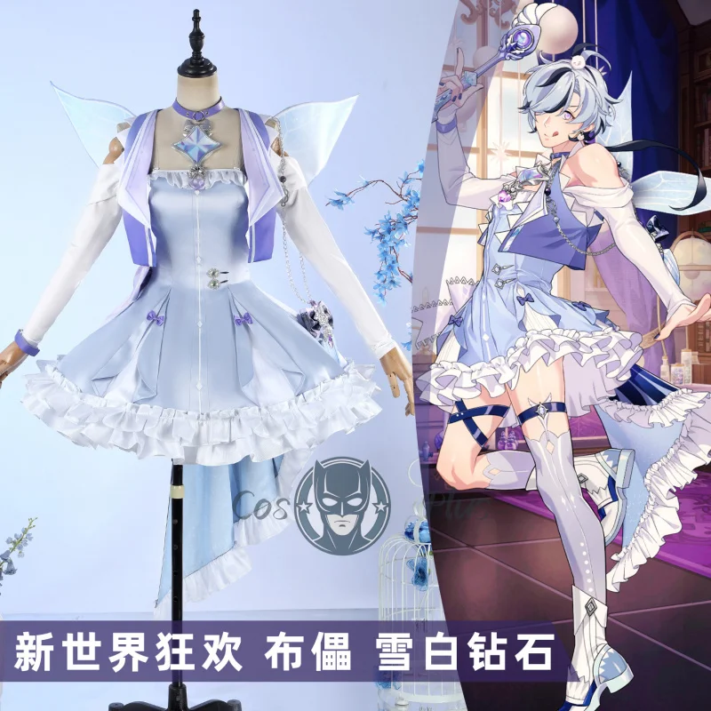 

NuCarnival: Bliss Blade Snow white diamonds Cosplay Costume Uniform Halloween Carnival Party Christmas Play Role Clothes