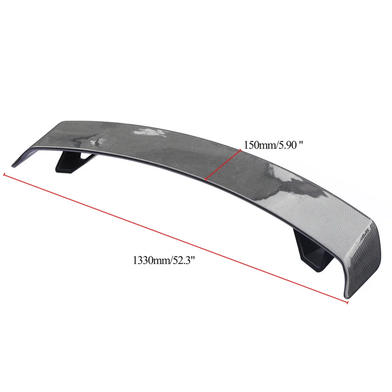 Premium Lightweight Car General Modified Large Tail Sedan General GT Fixed Wind Wing Spoiler Car Modified Pressure Tail