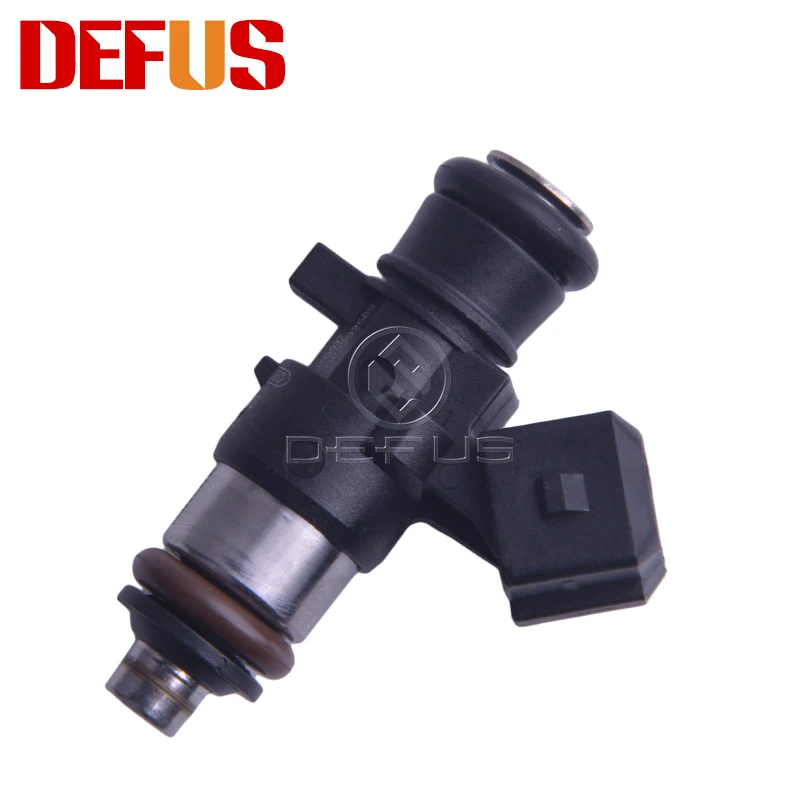 6X Fuel Inejctor Nozzle OE 0280158046  Automotive 8200292590 For Dacia Renault 1.2L 16V D4F RENAULT 12ohm HOT Customize Gasoline