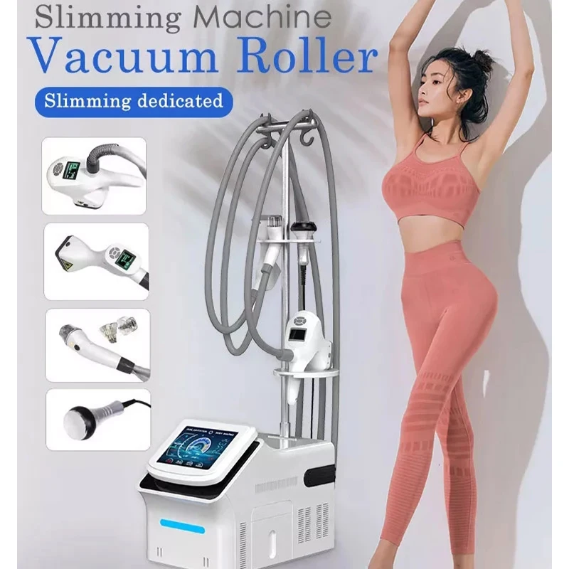 Multifunctional Vacuum Roller Vela V8 Slimming Machine 4Sizes Vela Handles Effective Fast Weight Loss Equipment