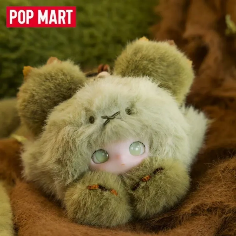 

POP MART DIMOO Fleshy Vinyl Plush Pendant Cat Rolling Limited Accessories Pendant Gift Blind Box Toys Blind Bag Mystery Figure