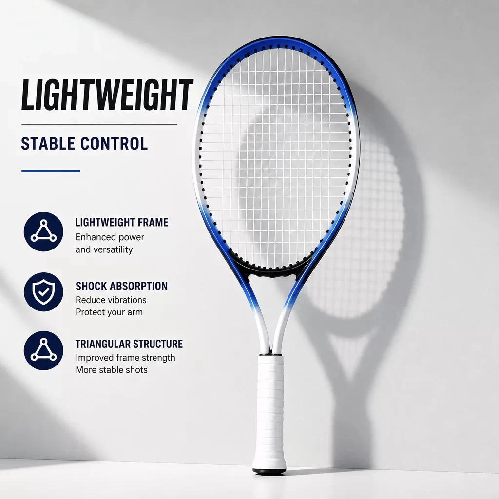 new-adult-tennis-racket-beginner-training-racquet-for-men-women-lightweight-entry‑level-practice-tennis-racket-for-starters