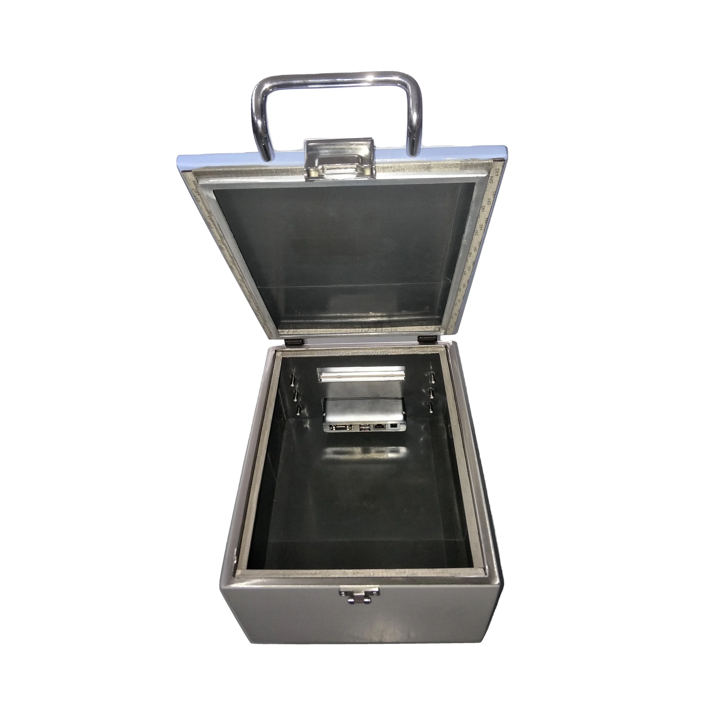 Custom Manual RF Shield Box Small Size EMI 6G Wifi6e Mobilephone Testing RF Shielding Box