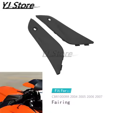 Fit For Honda CBR1000RR CBR 1000RR 2004 2005 2006 2007 Motorcycle Unpainted Black Gas Tank Side Cover Trim Cowl Fairing