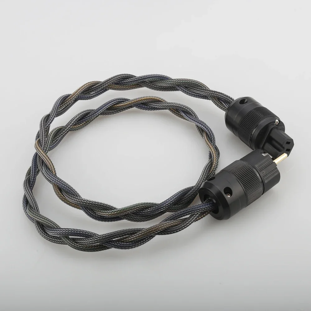 

Audiocrast P103 Hi-end 4N OFC Pure copper EU version audio hifi power cable with Gold plated European connector plug