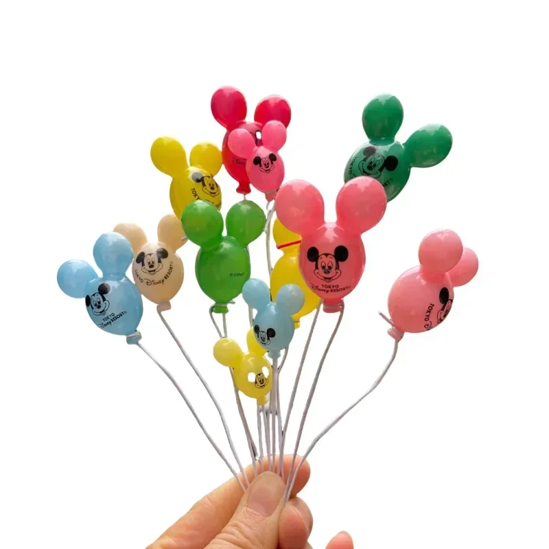 New 30pcs Disneyland Balloon Mickey Size Mixed Individual Printed Mickey Pattern Bulk Toy Random Diy Decoration Halloween Gift