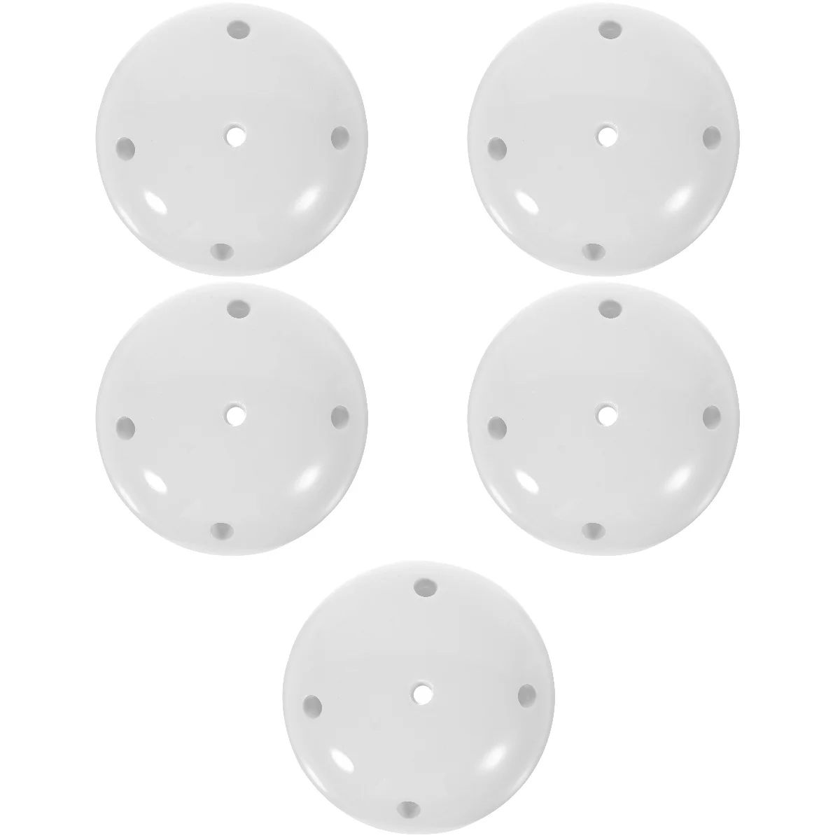 

5pcs 5 Pack Urinal Screen Deodorizer Replacement Strainer Bathroom Toilet Stopper White Scent Blocks