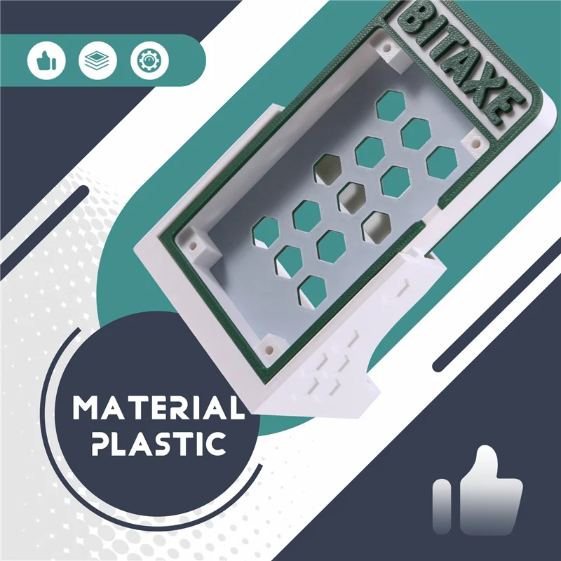 حامل طابعة ثلاثي الأبعاد ثنائي اللون لـ Bitaxe Gamma 601 Bitaxe Supra 401 حامل تعدين لحامل Bitaxe Gamma 601