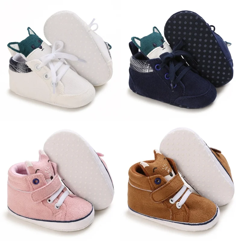 

Autumn and Winter Baby Casual Shoes Cartoon Soft Soled Shoes 0-1 Year Old Soft Soled Baby Shoes Walking Shoes